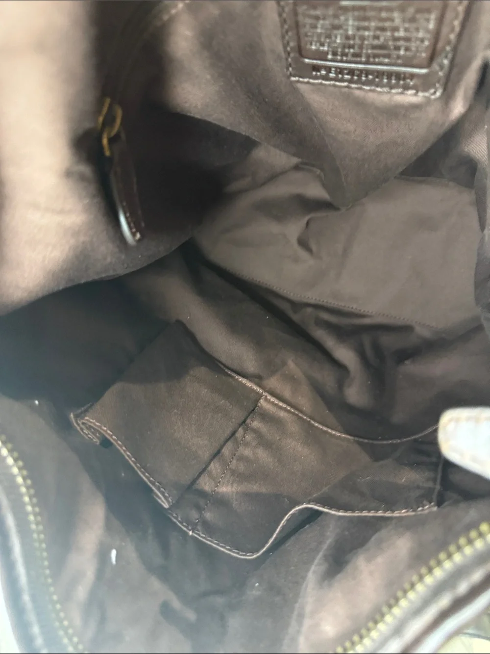 RARE Y2K Chocolate Brown Pinnacle Legacy Bohemian Large Duffle-EUC